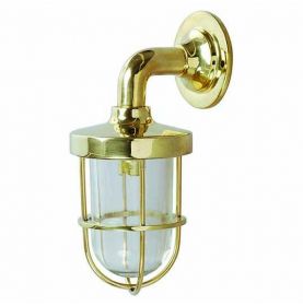 Lampe de coursive étanche déportée en laiton