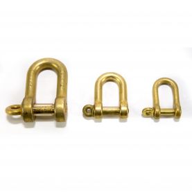 Managanese D-shackle in bronze