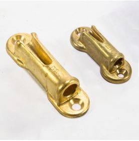 Bronze tubular jamb cleat