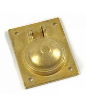 Brass rectangular flush ring