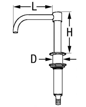 Brass swivelling faucet 