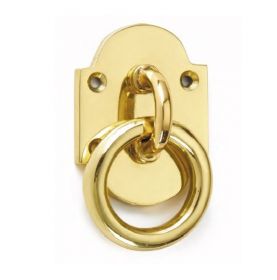 Anneau mobile sur platine en laiton massif