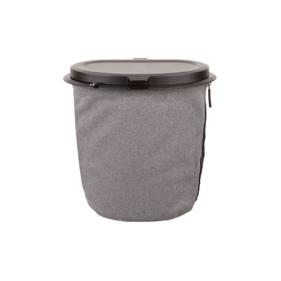 Poubelle de bateau rétractable 5L grise