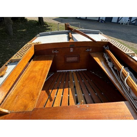A vendre voilier type Sloop Marconi en acajou
