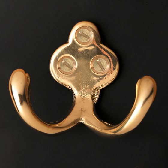 BRASS DOUBLE HOOK