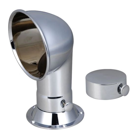 Chrome-plated brass cowl vent + cap