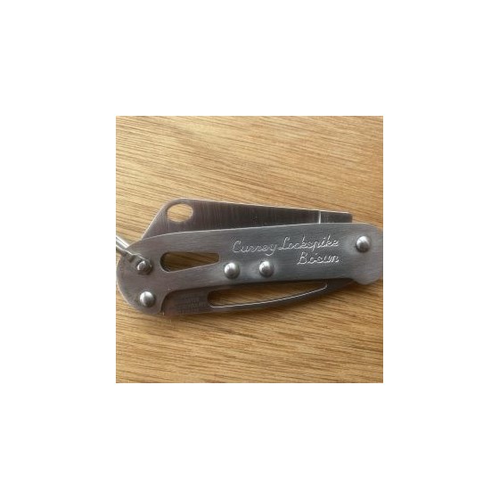 Stainless steel yachtsman's knike "Currey Lockspike Bosum"