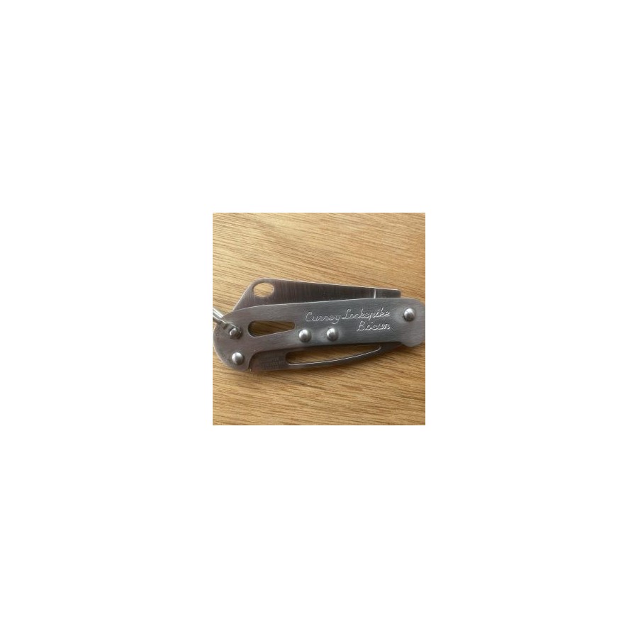 Stainless steel yachtsman's knike "Currey Lockspike Bosum"