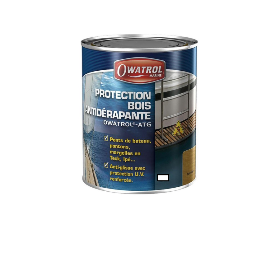 Anti-slip protection for marine wood ATG