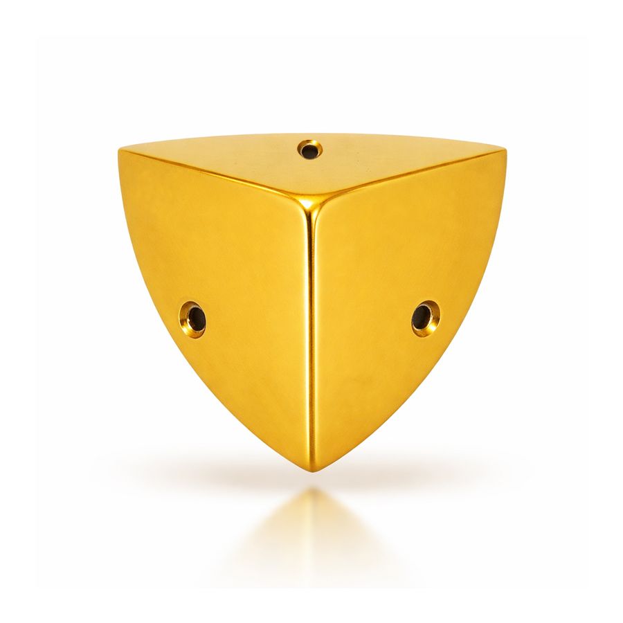 Coin de meuble arrondi en laiton