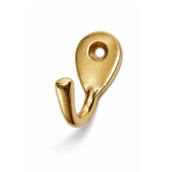 SMALL SINGLE HOOK IN BRASS