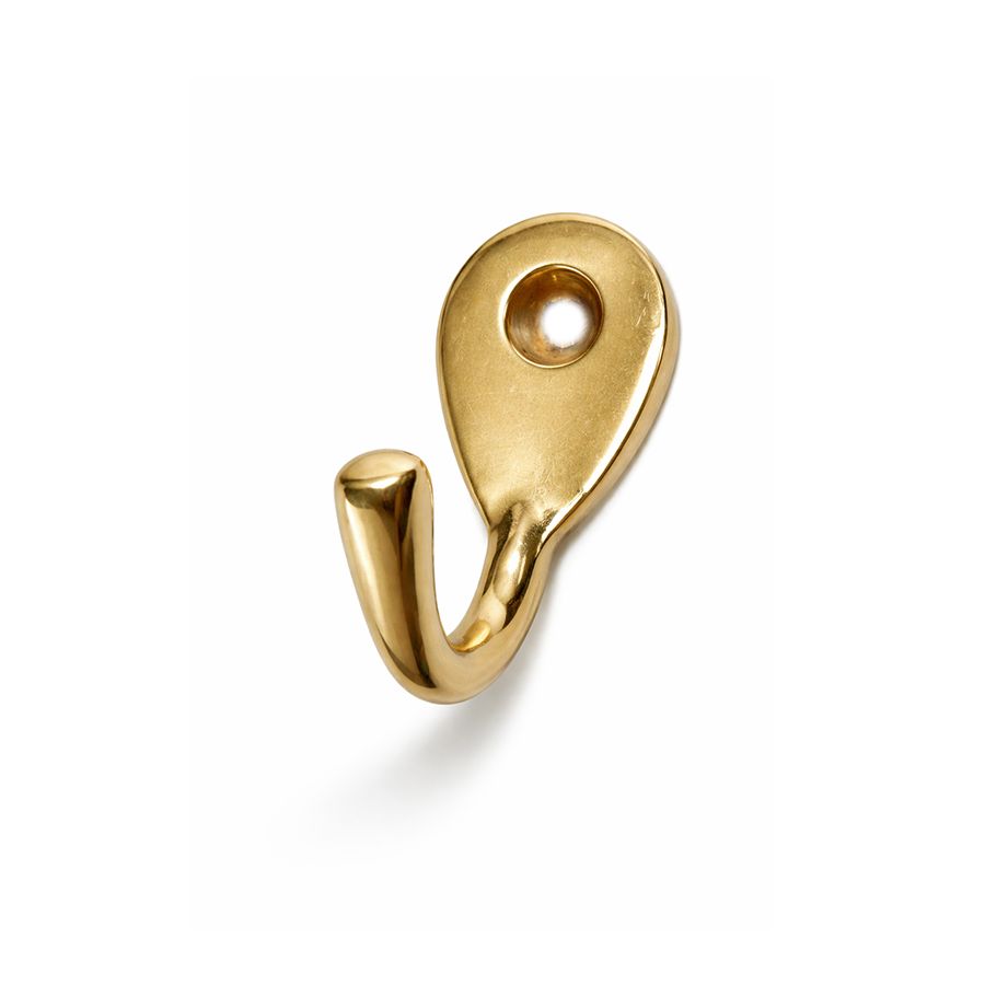 SMALL SINGLE HOOK IN BRASS