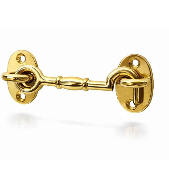 Brass cabine hook with simple articulation