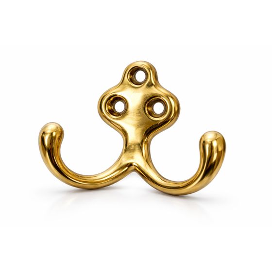 BRASS DOUBLE HOOK