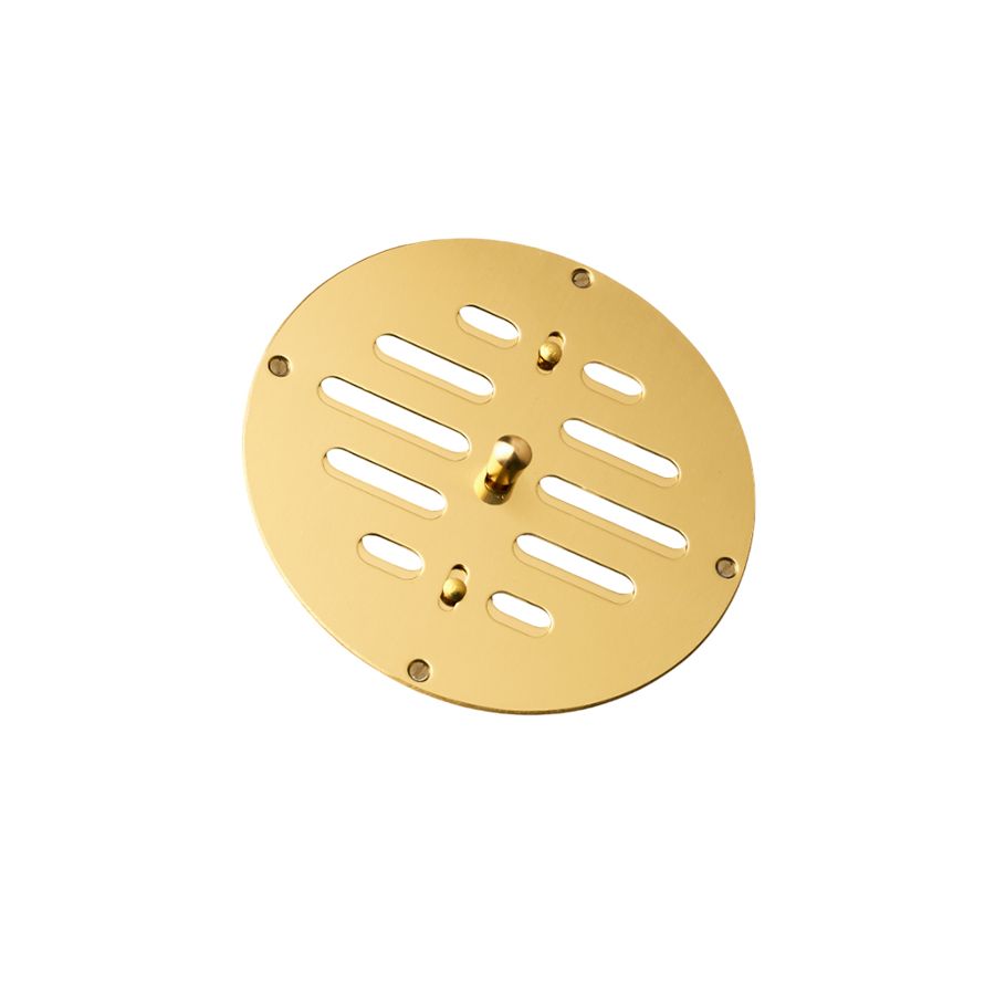 Brass round ventilator with slide action