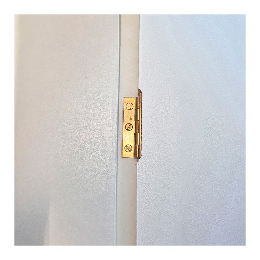 Cerniera in ottone con asse acciaio inox