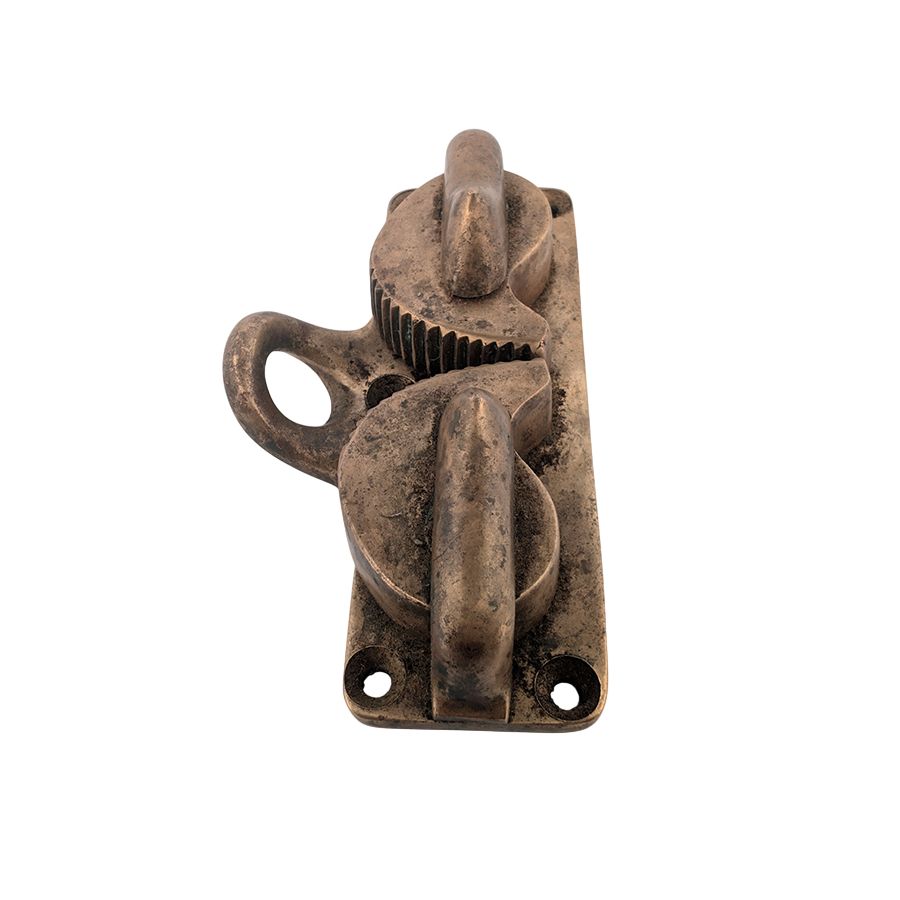 Set of 6 second-hand bronze cam cleats