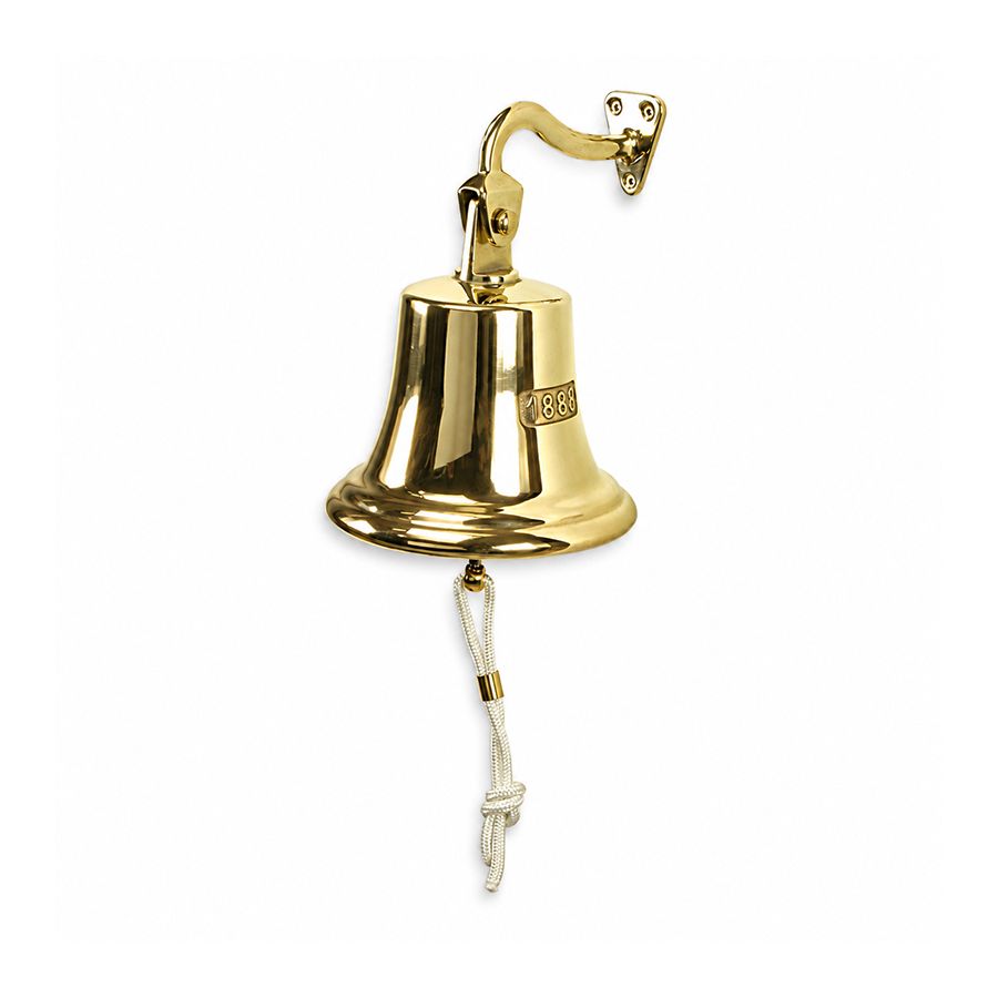 Brass ship's belll & bracket
