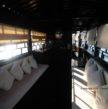 Carré, avec double couchette dans le bateaux birman