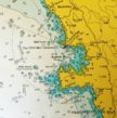 Carte marine de la Andrew Bay Birmanie