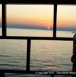 Vue de la mer depuis le poste de pilotage