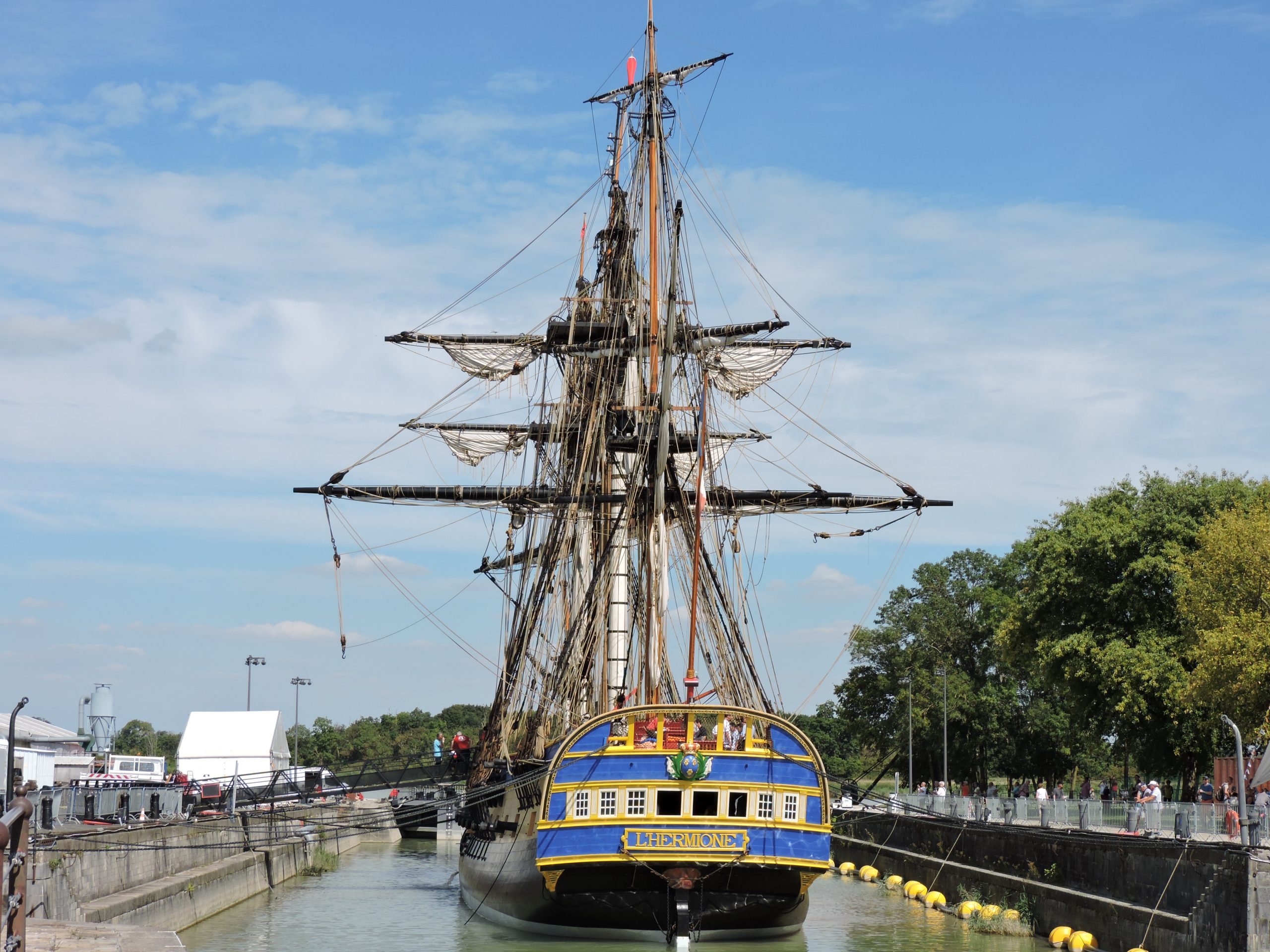 La frégate Hermione, exemple de construction navale traditionnelle en bois
