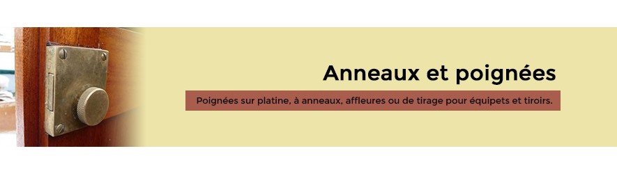 Anneaux et poignées