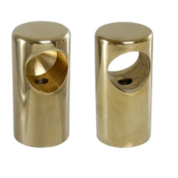 support de rampe en laiton diamètre 25mm