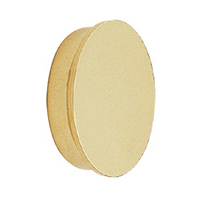 bouchon plat à coller en laiton