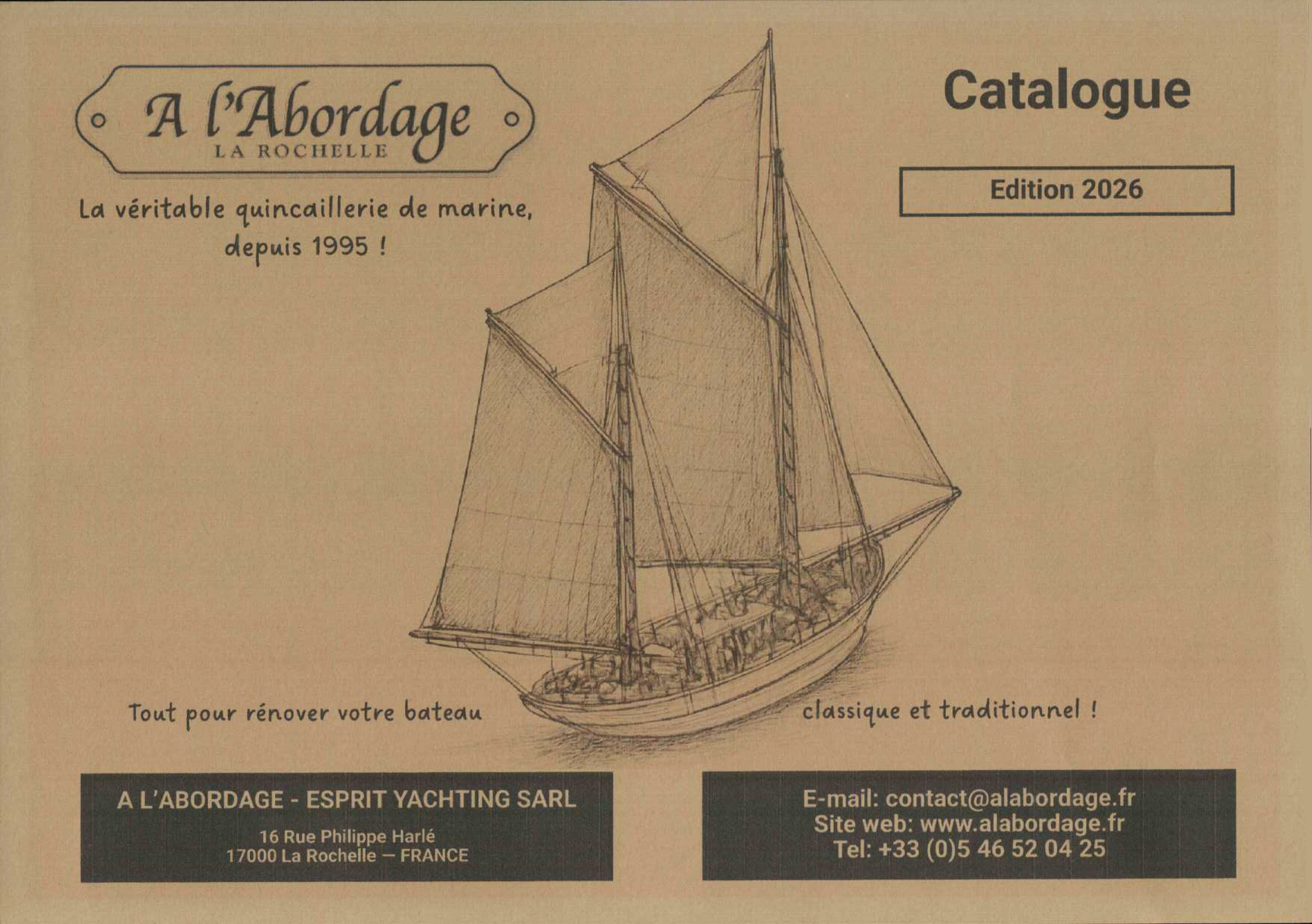 catalogue A l'Abordage 2026