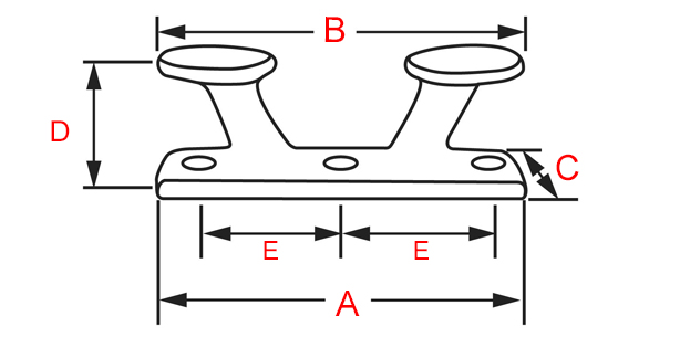 plan bollard incliné en bronze massif
